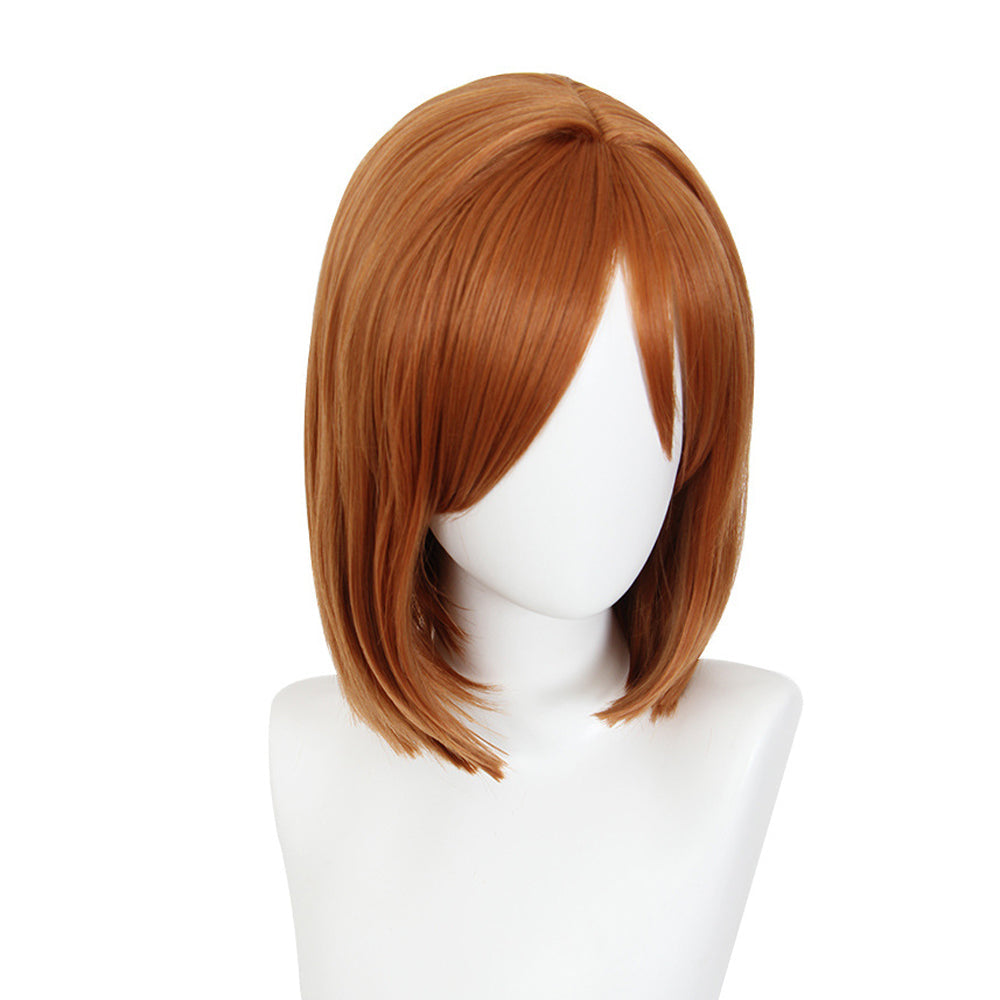 Nobara Kugisaki Cosplay Wigs Brown Short Wigs