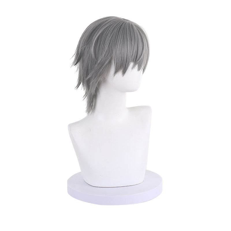 Honkai: Star Rail Trailblazer Caelus Costume Wigs Grey Short Wigs