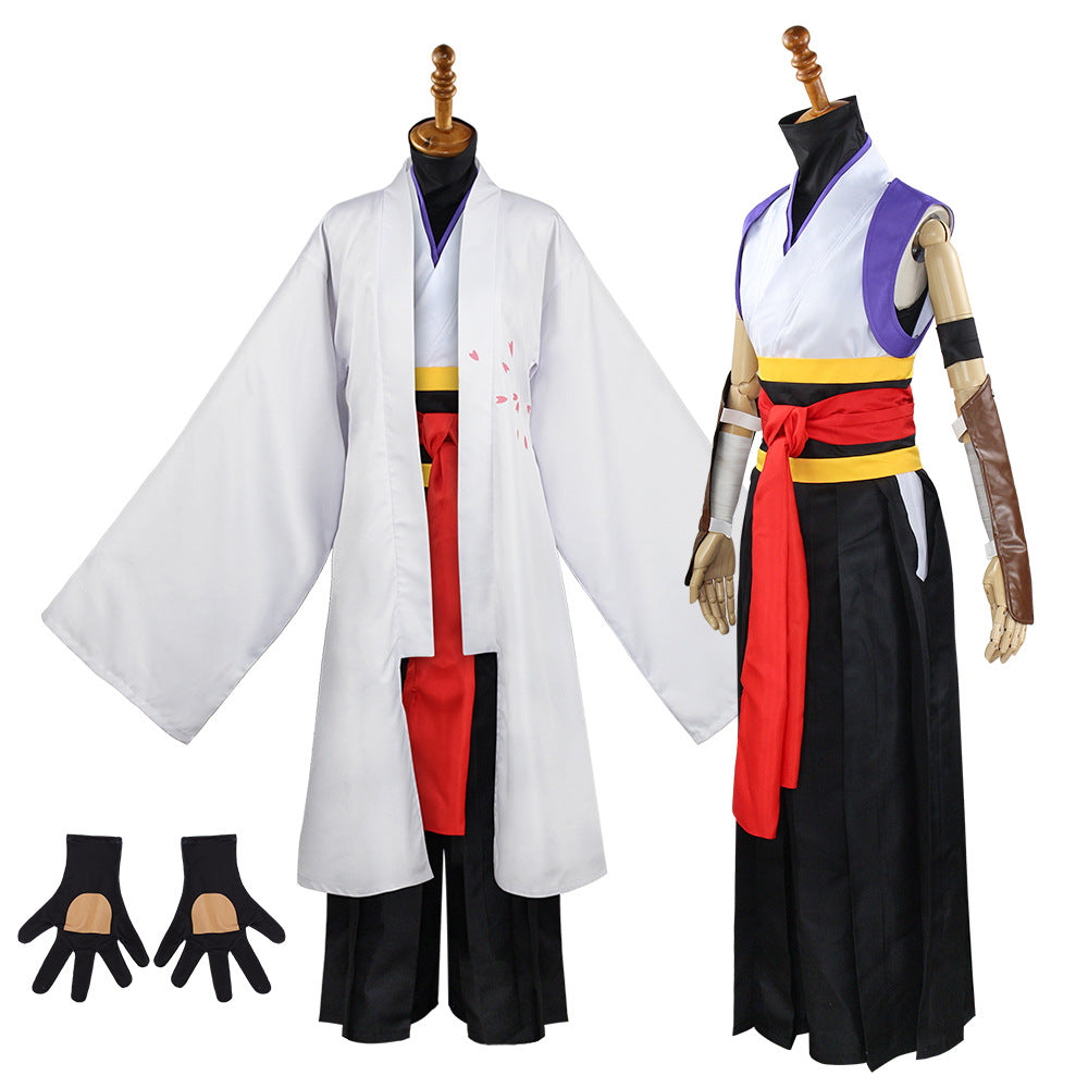 Anime SK8 the Infinity Kaoru Sakurayashiki Cherry Blossom Cosplay Kimono Costume +Wigs +Shoes All Set Costume