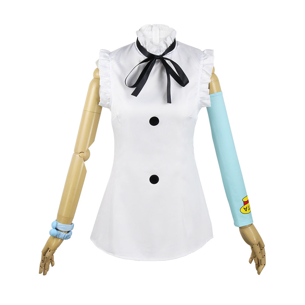 Kids Version Anime One Piece Diva Uta Cosplay Girls Costume Full Set With Headphones