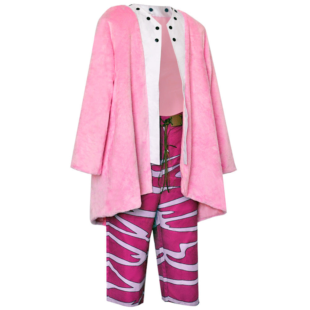One Piece Donquixote Doflamingo Costume Outfit Halloween Costume
