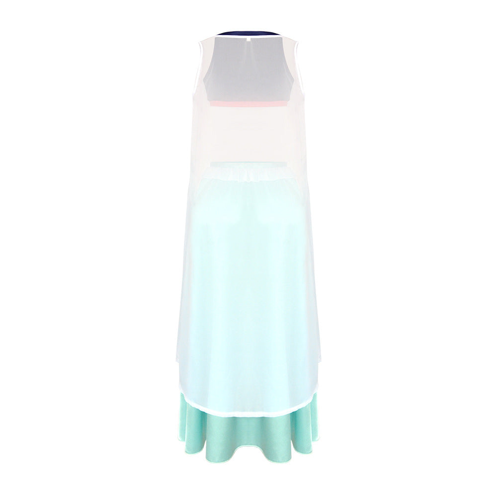 One Piece Nefertari Vivi Costume Dress With Cloak Halloween Cosplay Outfit
