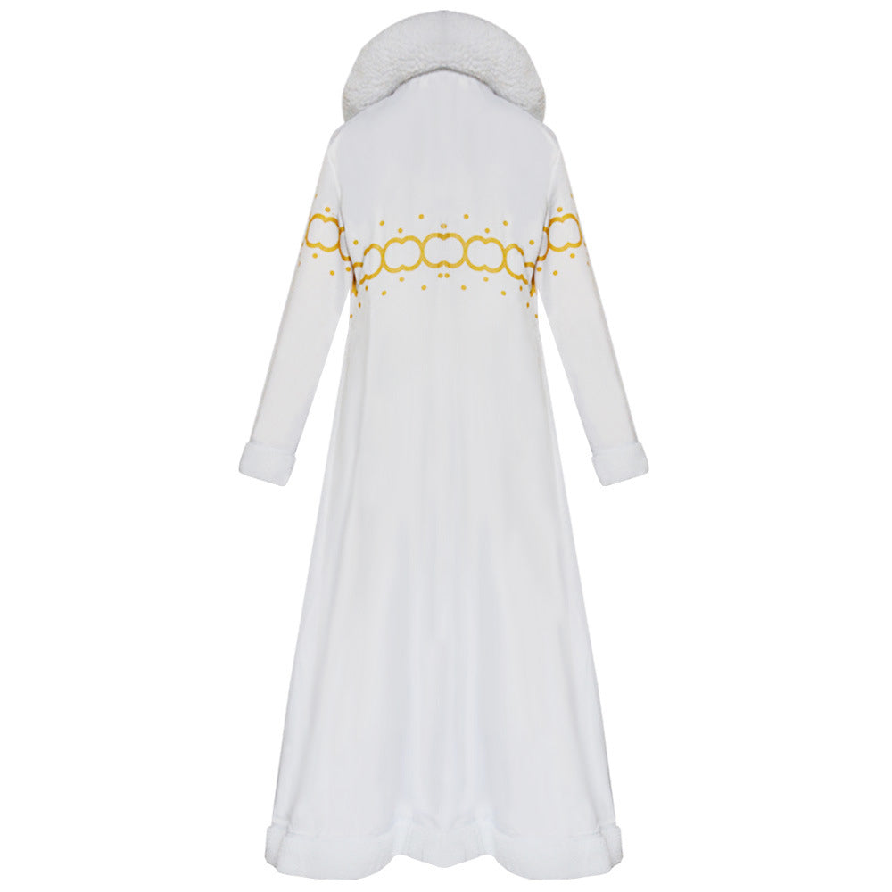 One Piece Robin Arabasta Arc Outfit Costume With Hat Nico Robin Deluxe White Cloak Cosplay Costume Set