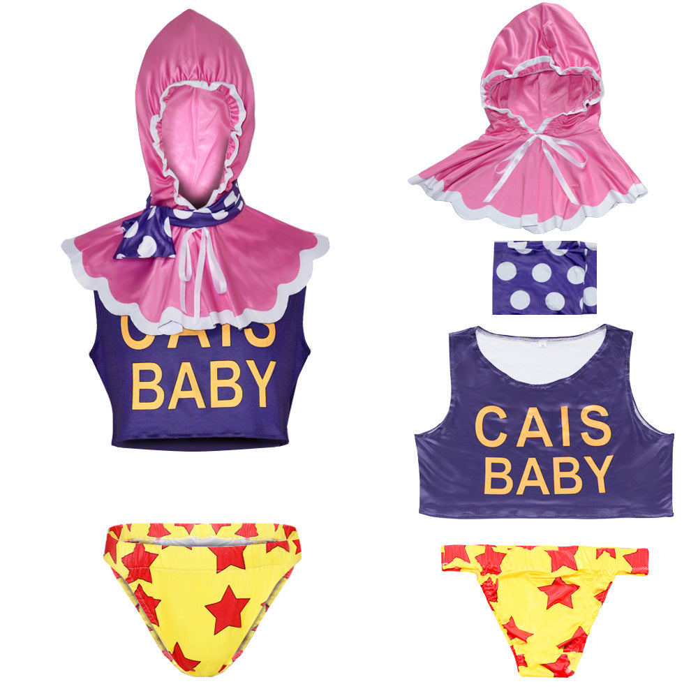 One Piece Senor Pink Costume Halloween Cosplay Outfit