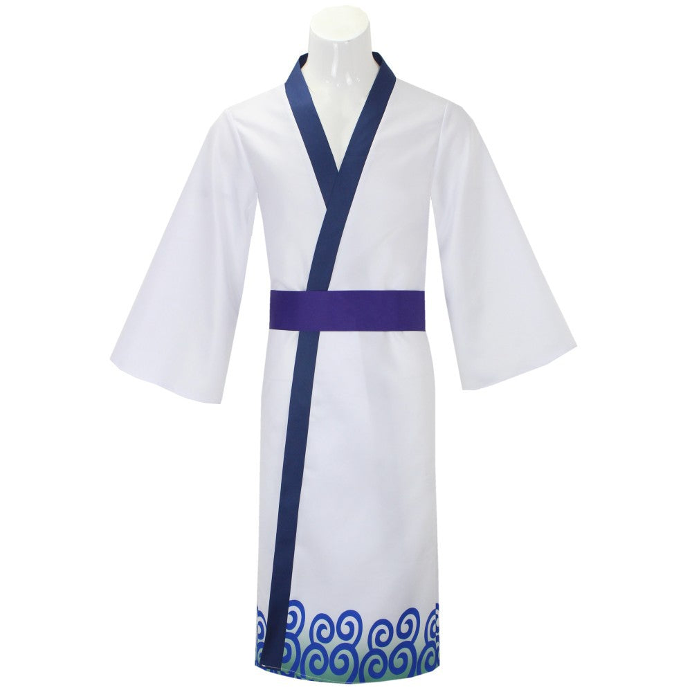 One Piece Wano Country Roronoa Zoro Kimono Robe Costume For Kids and Adults Halloween Carnival Cosplay Outfit