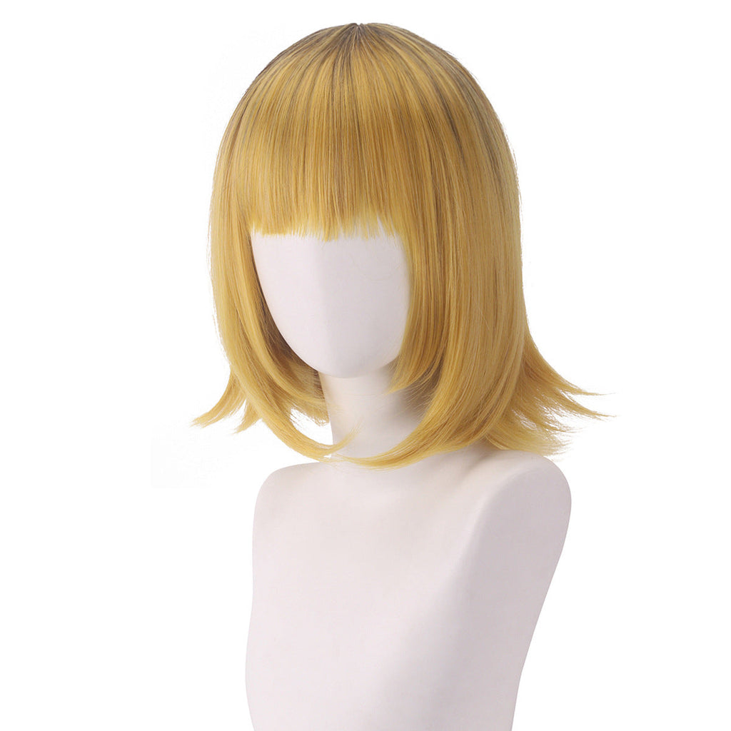 Oshi no Ko Mem-Cho Cosplay Wigs Golden Short Wigs