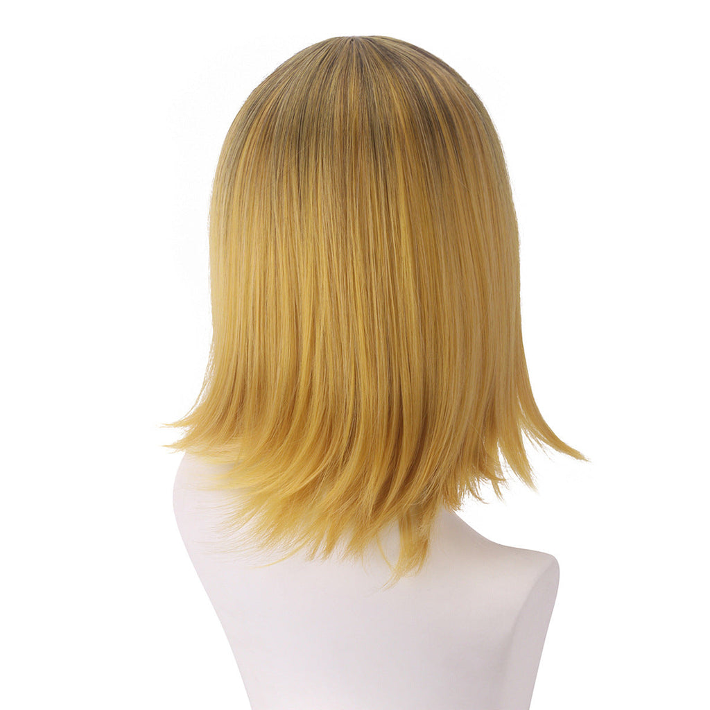 Oshi no Ko Mem-Cho Cosplay Wigs Golden Short Wigs