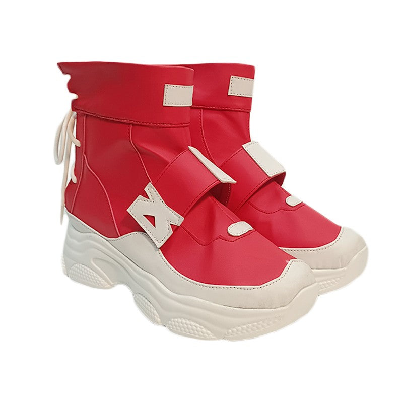 Overwatch 2 Kiriko Kamori Cosplay Shoes Halloween Cosplay Red Boots