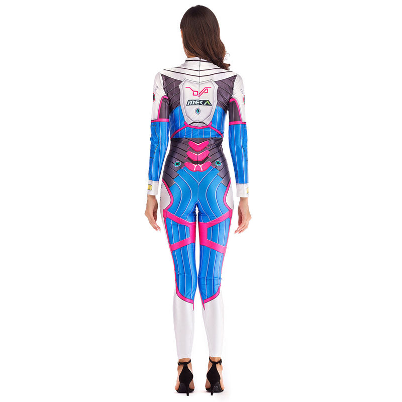 Overwatch D.Va Hana Song Cosplay Costume Jumpsuit Version 2
