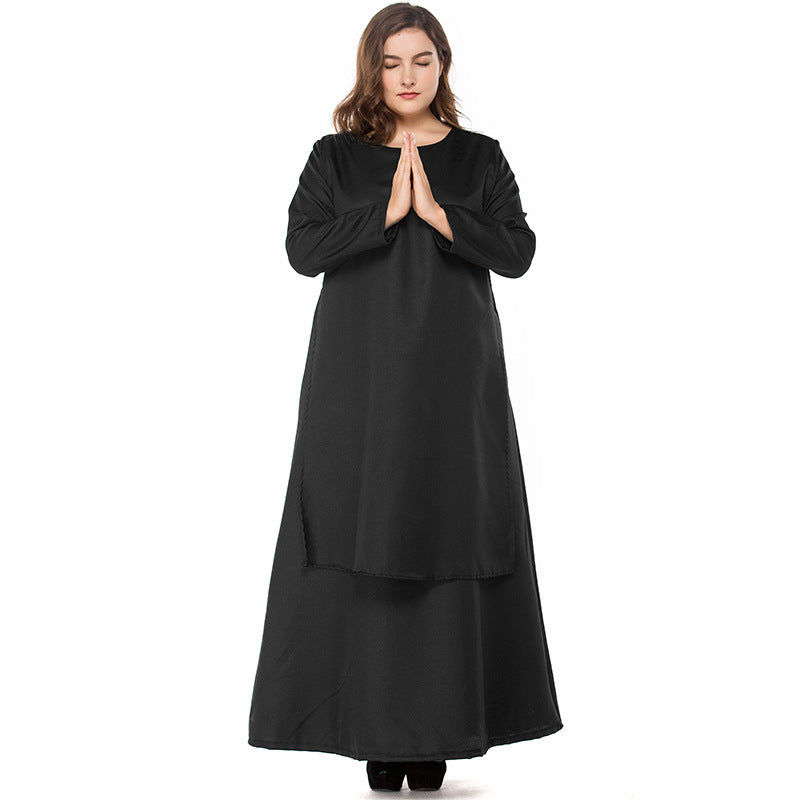 Plus Size Deluxe Nun Costume For Halloween/Stage Performance/Party