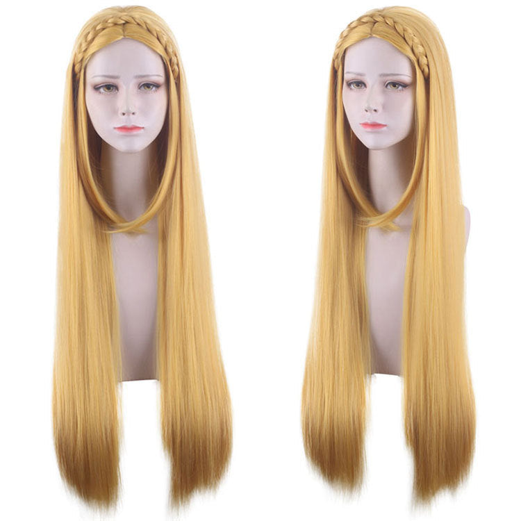 Kids/Adults Costume Princess Zela Whole Set Costume+Wigs+Shoes Halloween Cosplay Outfit Set