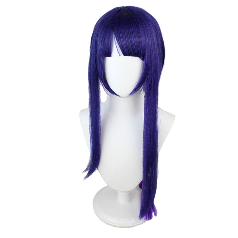 Genshin Impact Raiden Shogun Raiden Ei Cosplay Wigs Purple Wigs