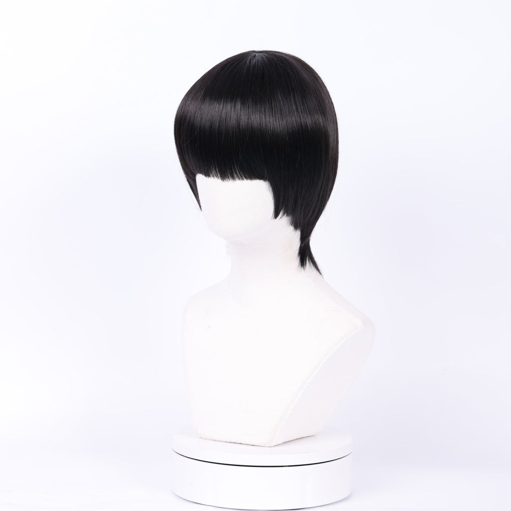 Rock Lee Costume Wigs Black Short Wigs