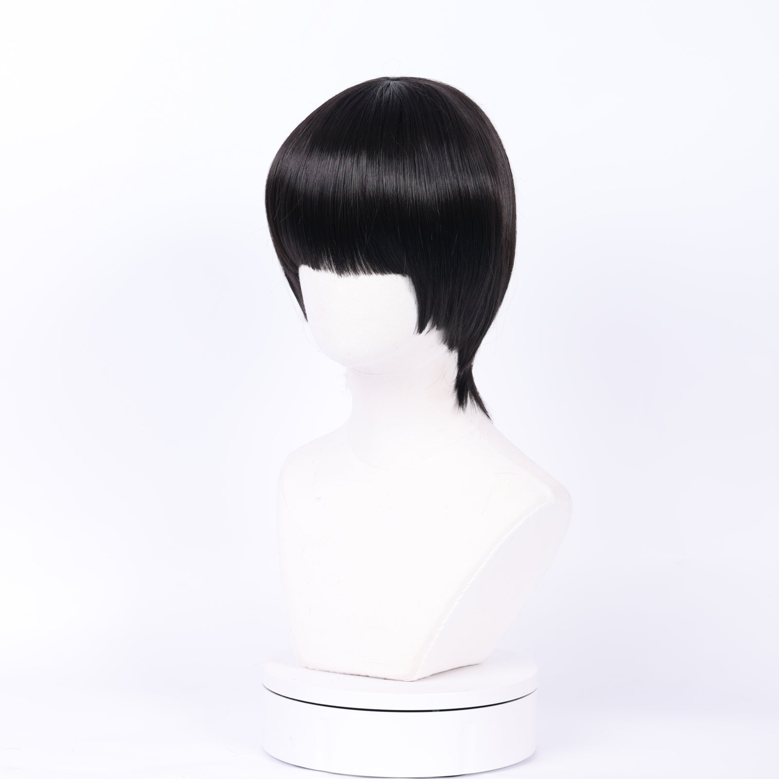 Rock Lee Costume Wigs Black Short Wigs