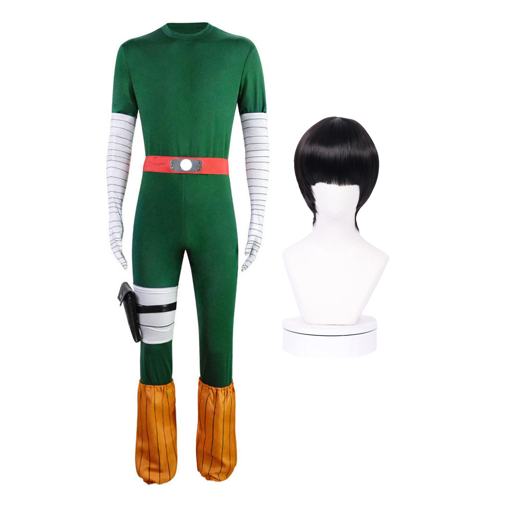 Rock Lee Costume Outfit Halloween Cosplay Zentai Costume