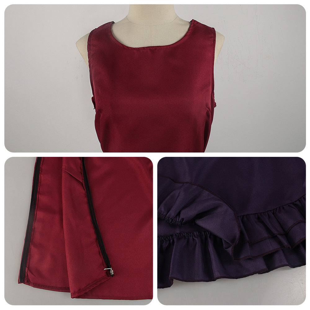 Oshi no Ko Ruby Hoshino Whole Set New Costume Dress With Wigs and Boots Halloween Cosplay Outfit Set