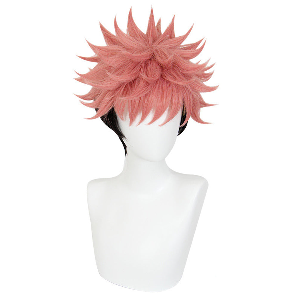 Ryomen Sukuna Cosplay Pink Short Wigs