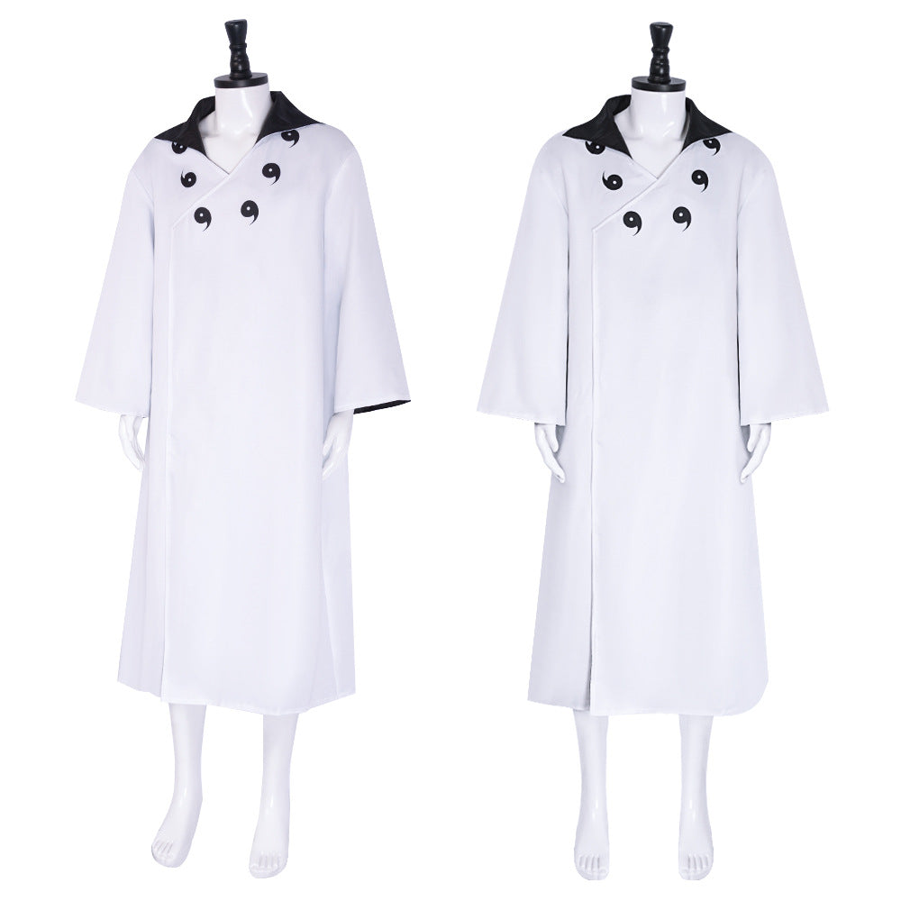 Sage of Six Paths White Costume Cloak Outfit Halloween Costume