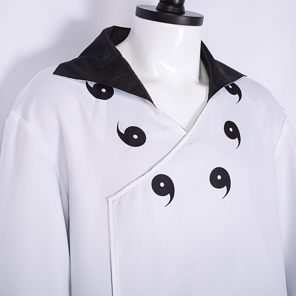 Sage of Six Paths White Costume Cloak Outfit Halloween Costume
