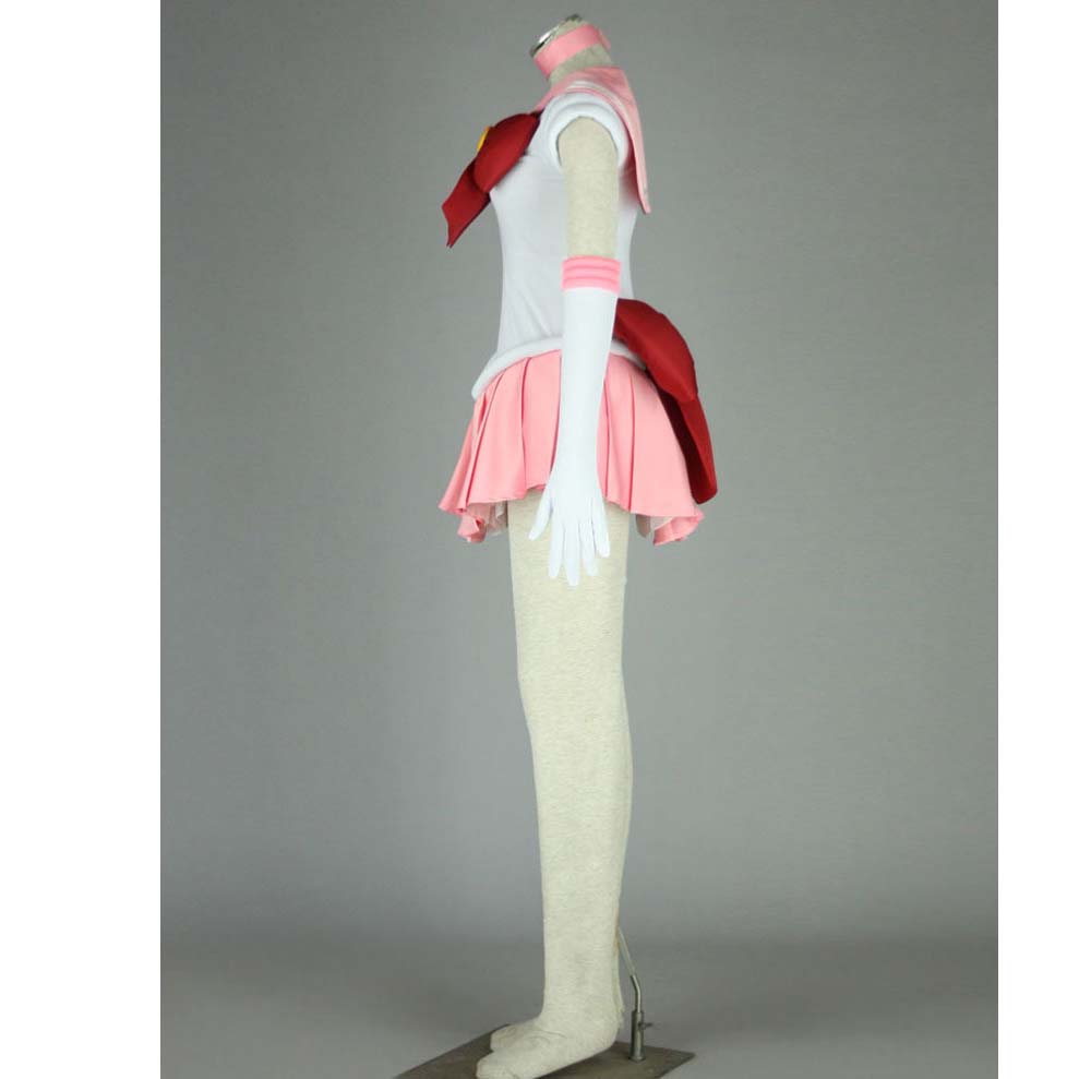 Anime Sailor Moon Sailor Chibi Moon Small Lady Chibiusa Cosplay Costume Pink Dress