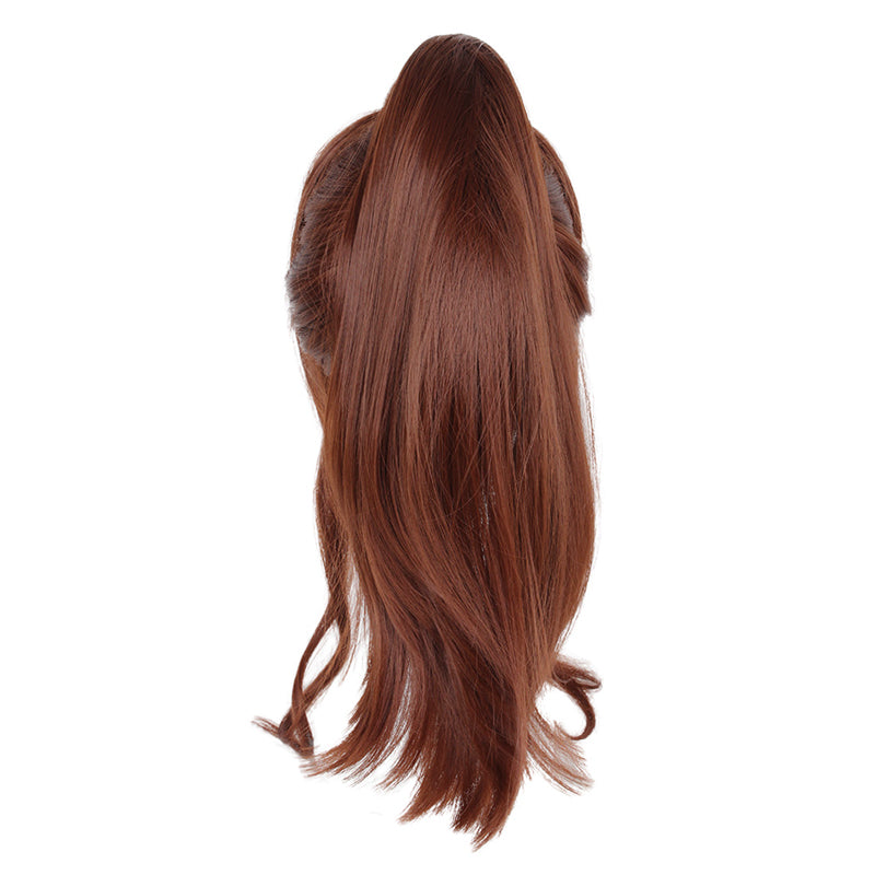 Anime Sailor Moon Makoto Kino Sailor Jupiter Cosplay Wigs Brown Ponytail Wigs