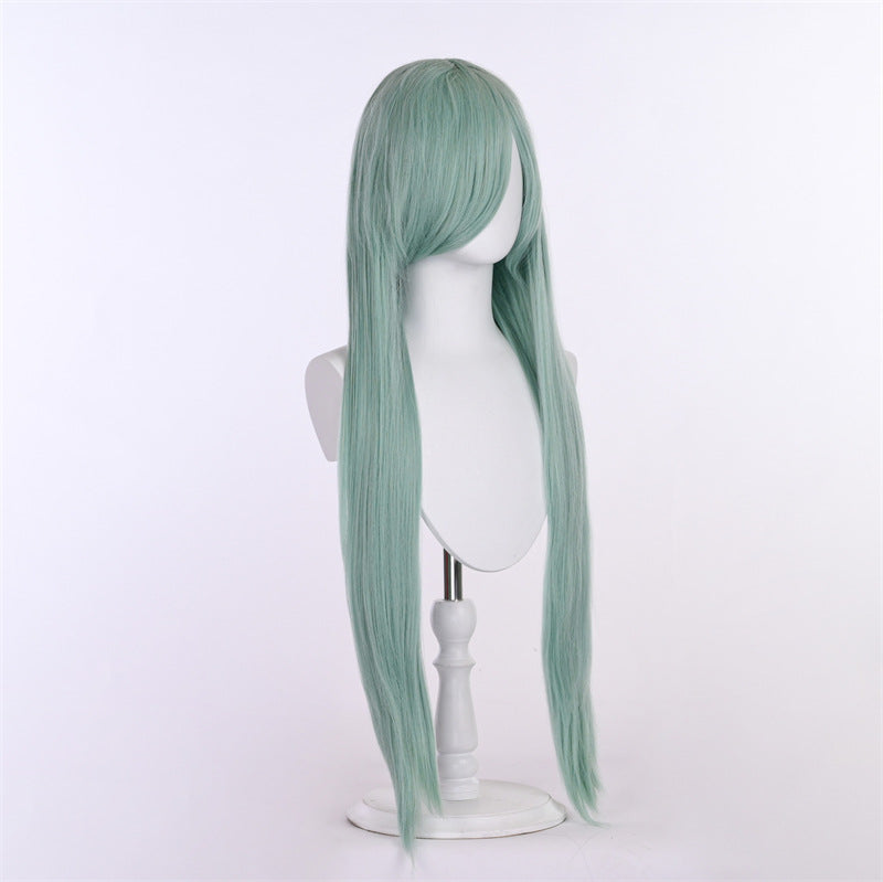 Elizabeth Liones Cosplay Wigs Green Long Wigs Accessories