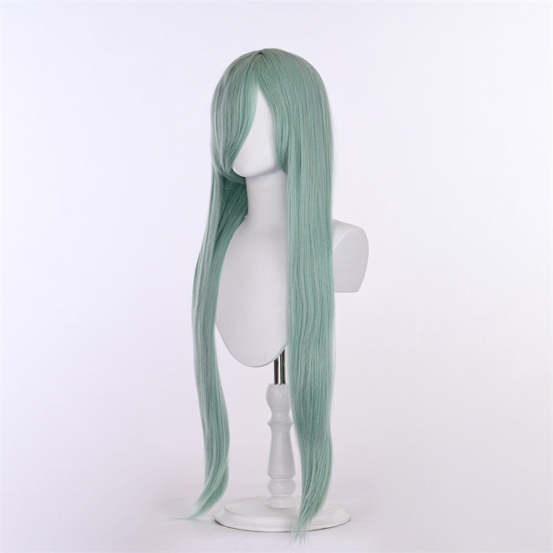 Elizabeth Liones Cosplay Wigs Green Long Wigs Accessories