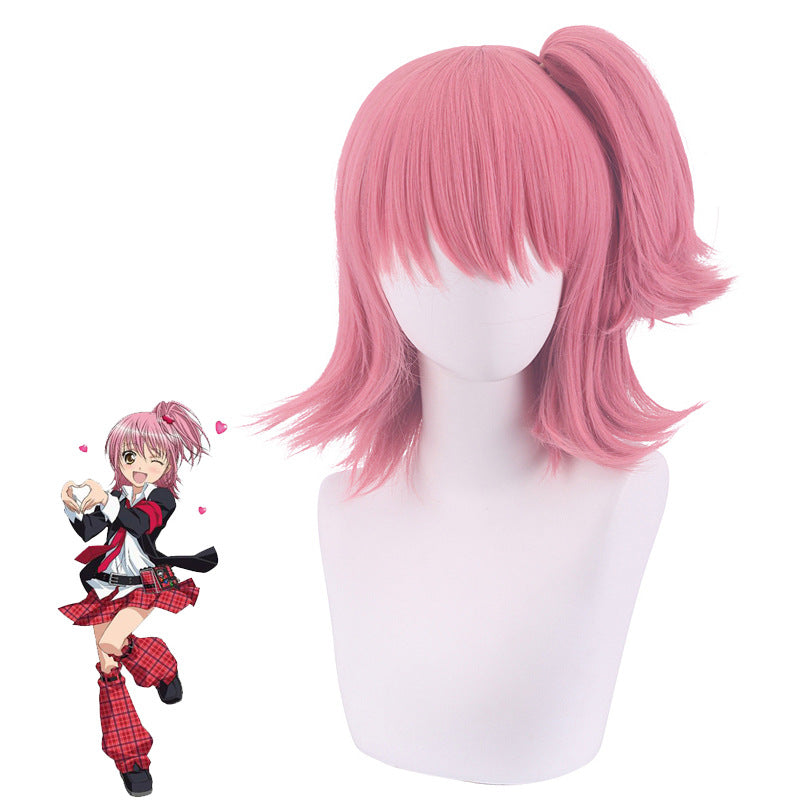 Shugo Chara! Amu Hinamori Cosplay Wigs Pink Hair Wigs