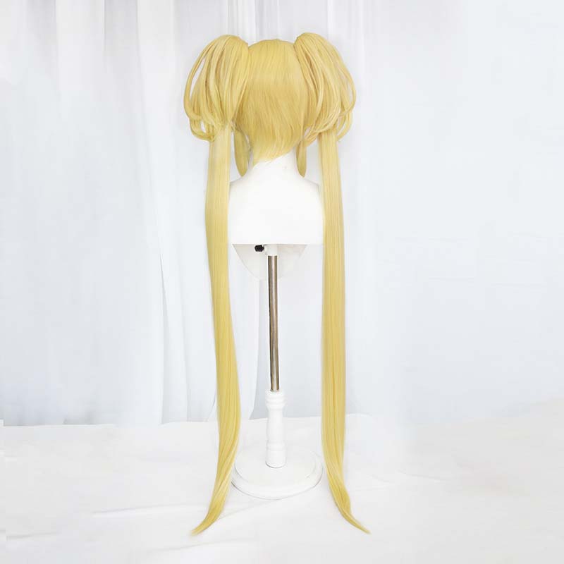 Shugo Chara! Utau Hoshina Cosplay Wigs Two Ponytails Blonde Wigs