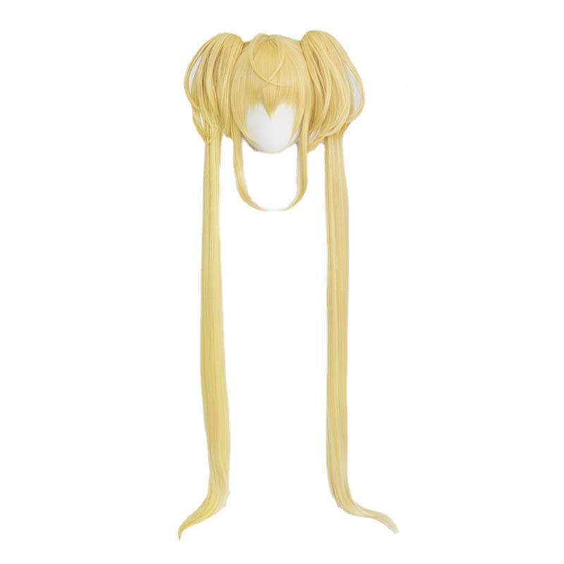 Shugo Chara! Utau Hoshina Cosplay Wigs Two Ponytails Blonde Wigs