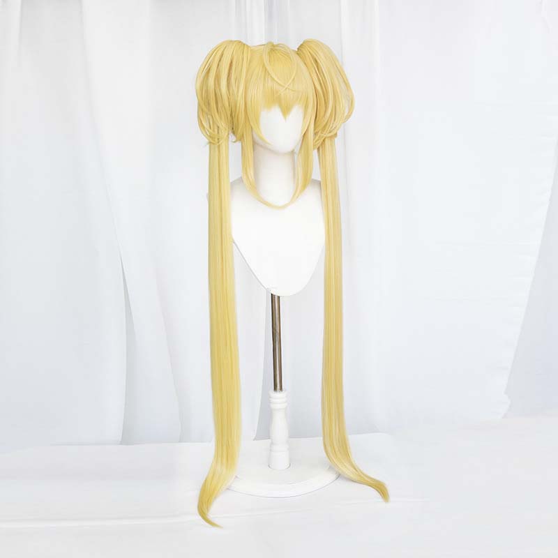 Shugo Chara! Utau Hoshina Cosplay Wigs Two Ponytails Blonde Wigs