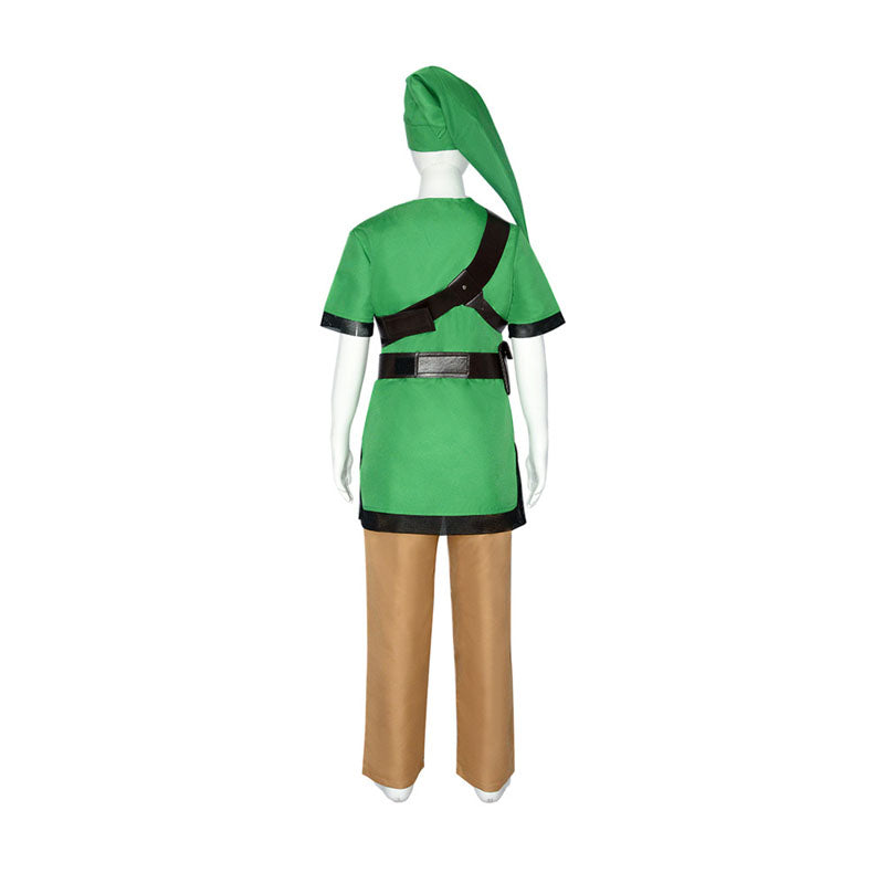 Halloween Cosplay Link Costume Full Set Halloween Cosplay Outfit for Kids and Adults