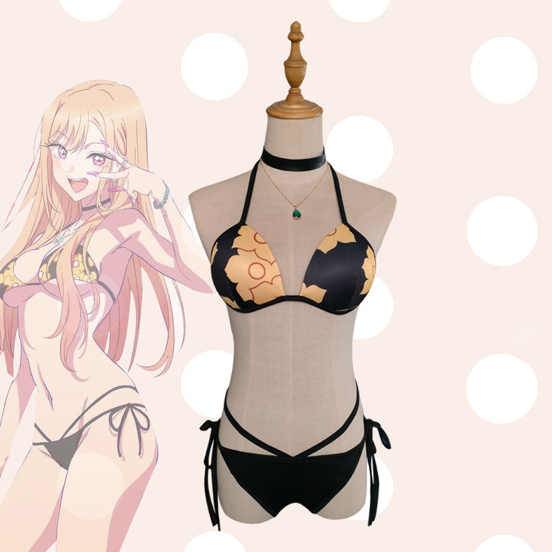 Kitagawa Marin Swimwear Bikini Costume With Necklace