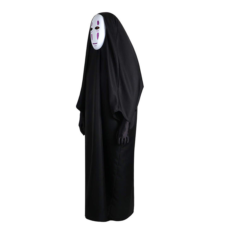 Spirited Away Kaonashi  No Face man Cosplay Costume Full Set Halloween Costume