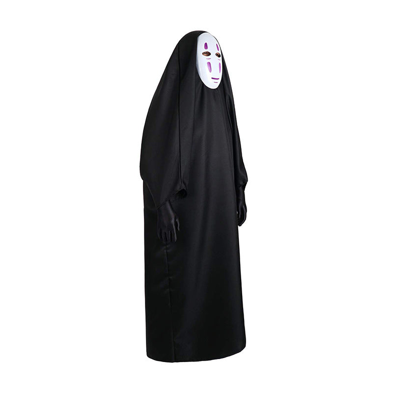 Spirited Away Kaonashi  No Face man Cosplay Costume Full Set Halloween Costume