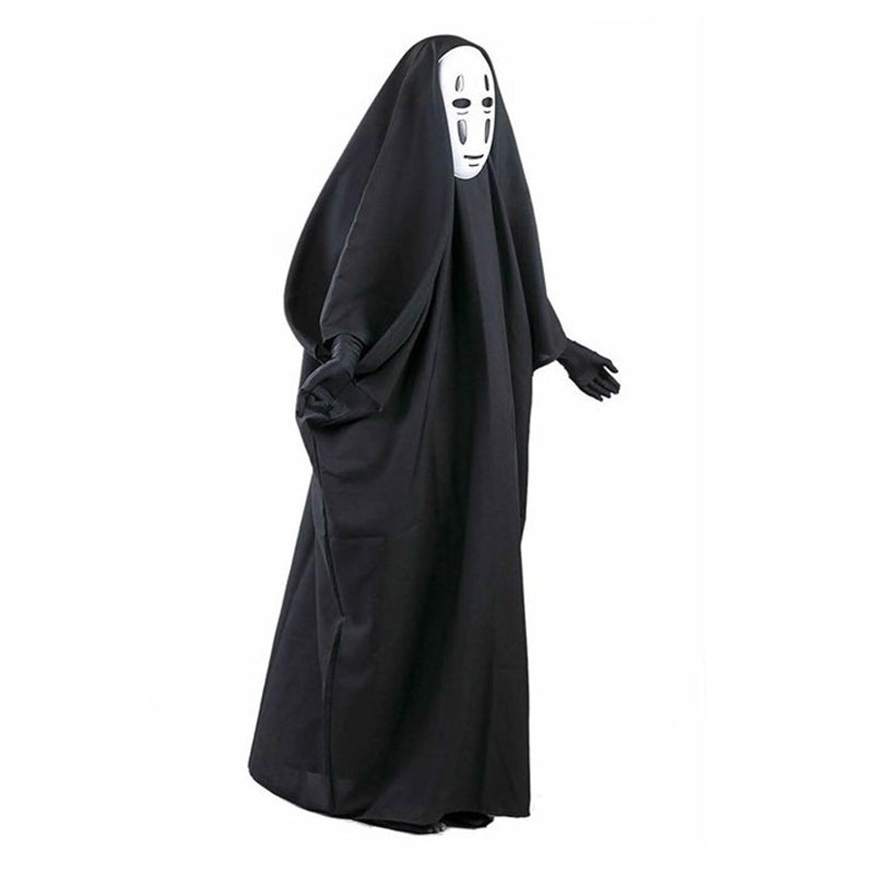 Spirited Away Kaonashi  No Face man Cosplay Costume Full Set Halloween Costume