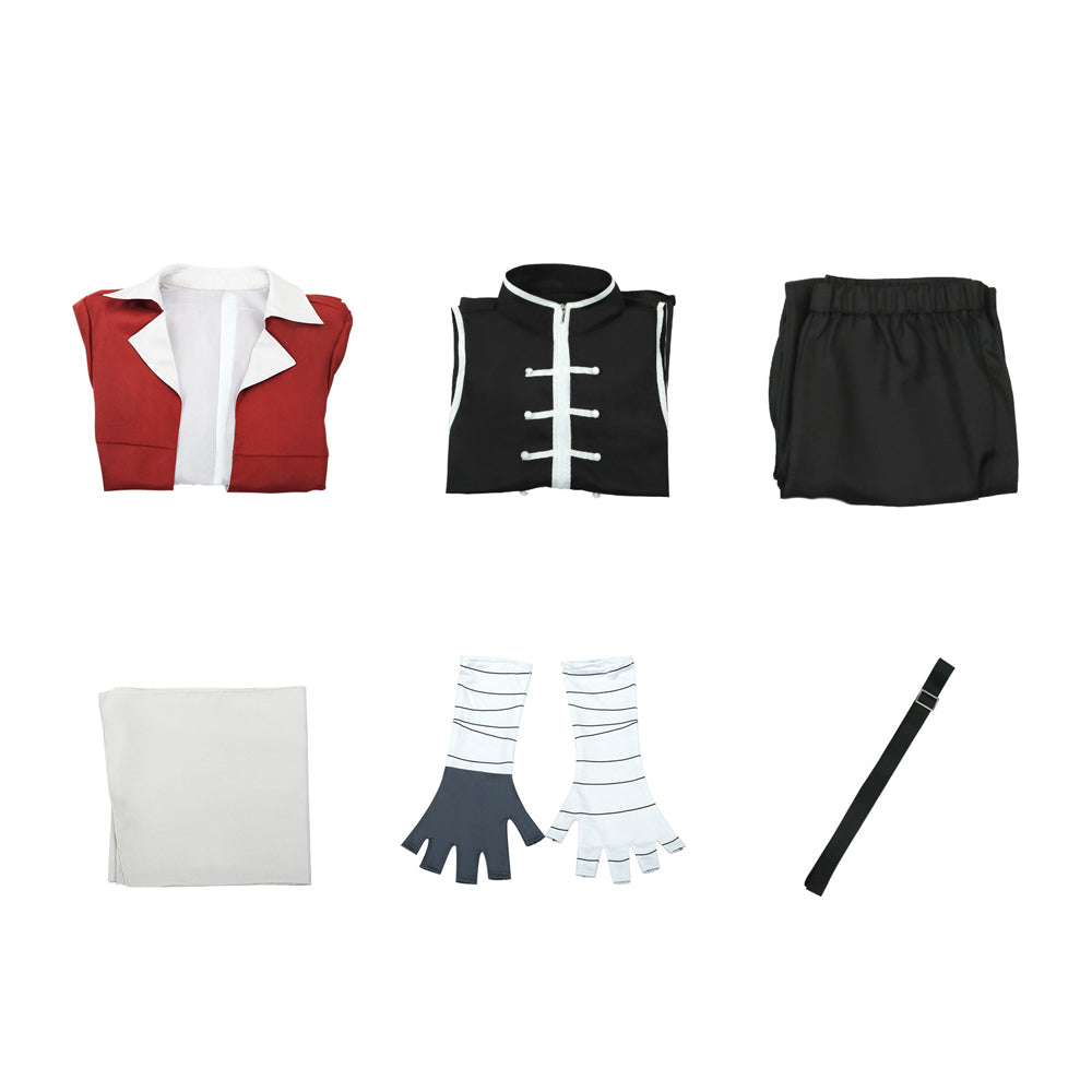 Stark Shutaruku Costume With Wigs and Shoes Full Set Frieren Beyond Journey's End Halloween Cosplay Outfit