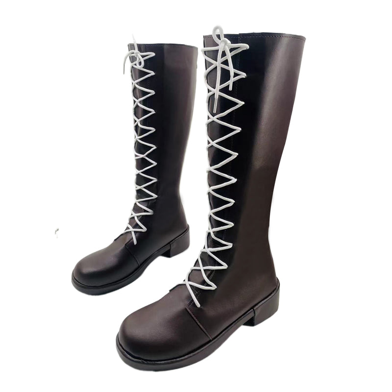 Stark Shutaruku Costume PU Leather Boots Frieren Beyond Journey's End Cosplay Shoes