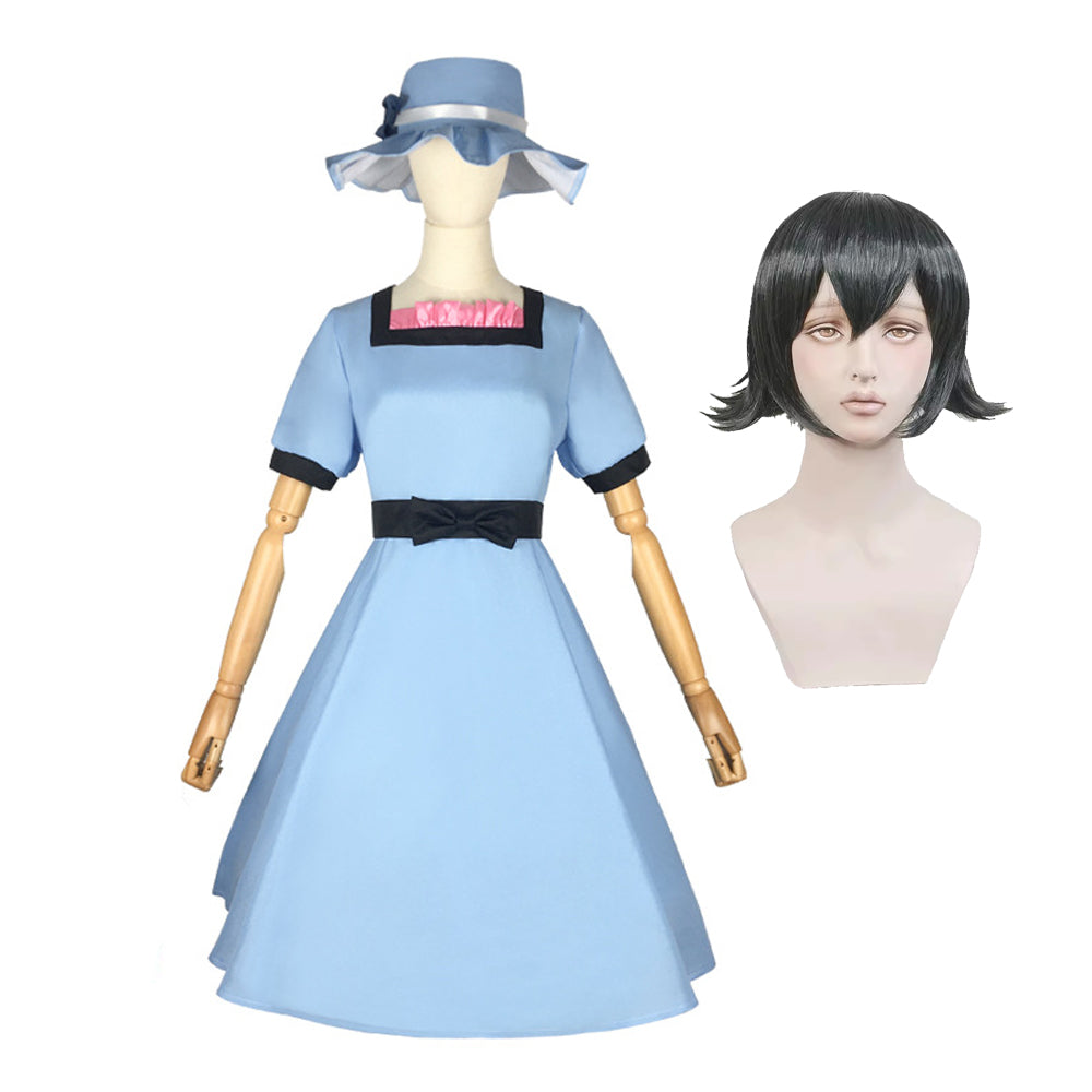 Steins;Gate Mayuri Shiina Cosplay Costume Dress Halloween Cosplay Dress With Hat