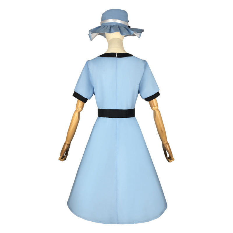 Steins;Gate Mayuri Shiina Cosplay Costume Dress Halloween Cosplay Dress With Hat
