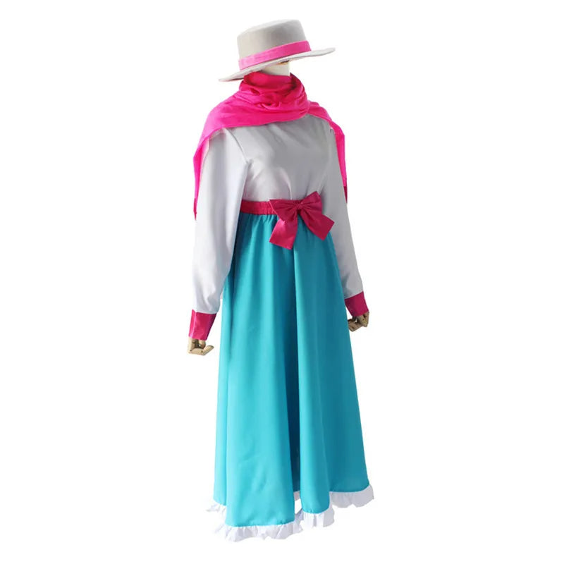 Steins;Gate Mayuri Shiina Cosplay Long Dress Halloween Costume Outfit