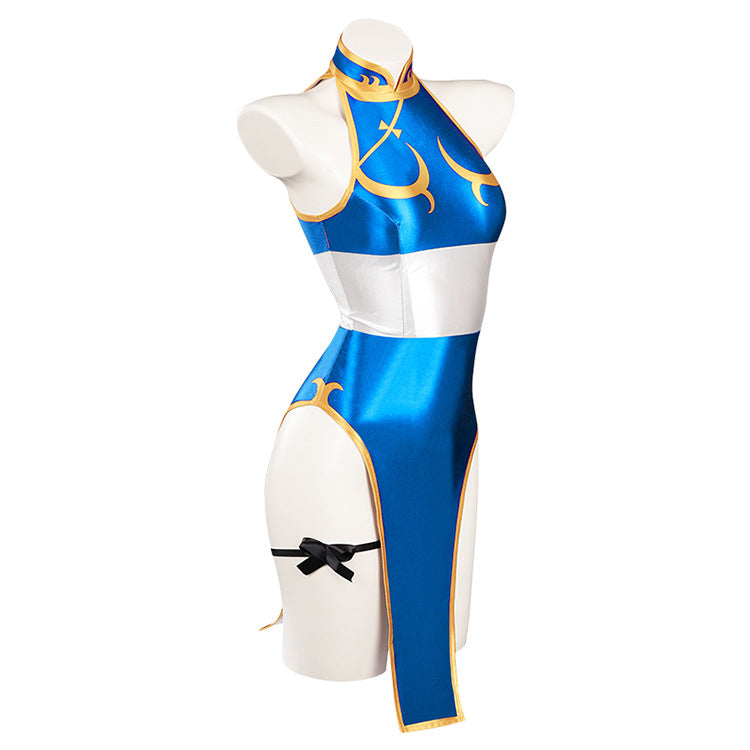 Street Fighter Chun Li Cosplay Swimwear Costume Summer Costume