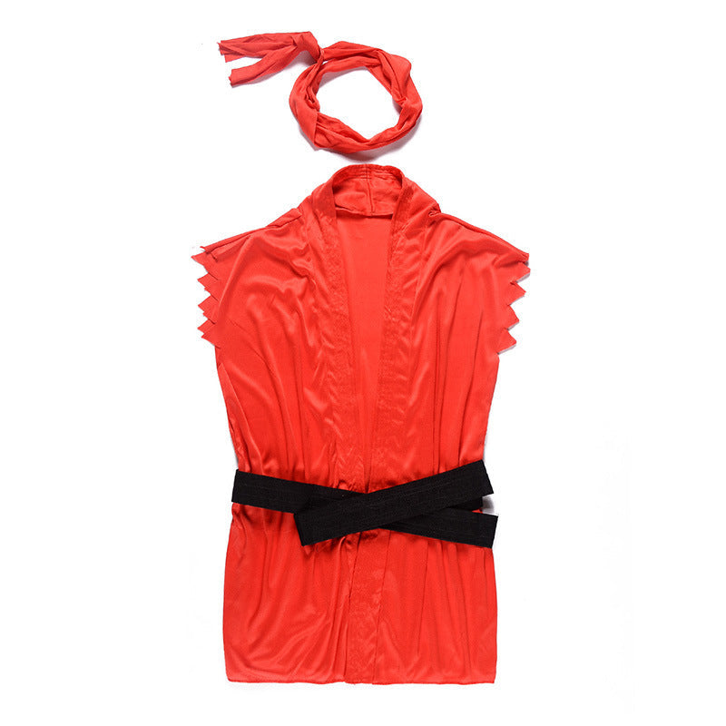 Street Fighter Ken Cosplay Costume Ken Masters Boxing Uniform Costume For Halloween / Party Costume