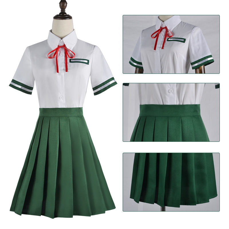 Suzume Iwado Suzume Cosplay Costume Uniform Girls Women Halloween Costume Dress Outfit