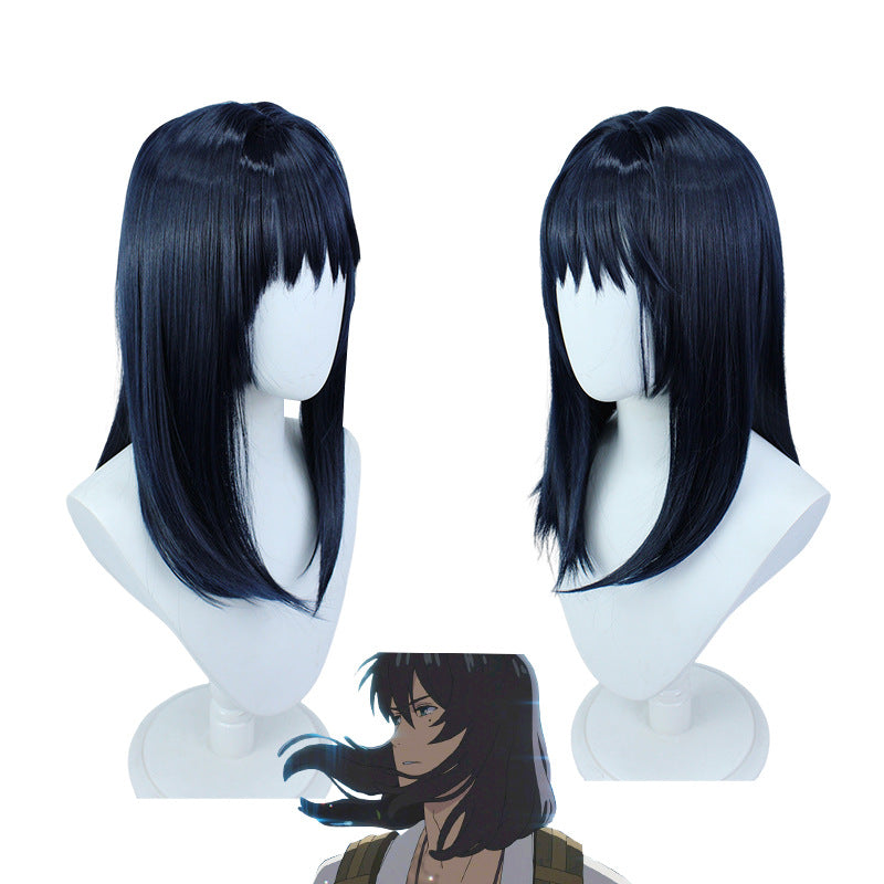 Suzume Souta Munakata Cosplay Wigs Black Costume Wigs Accessories