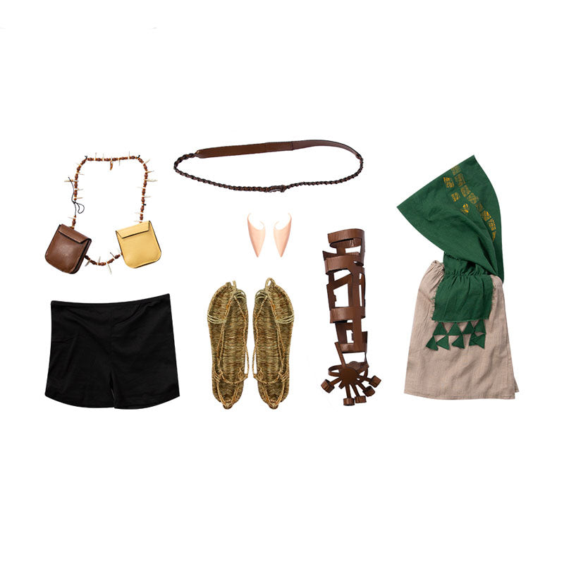 Halloween Costume Link Costume Full Set With Shoes Halloween Cosplay Outfit