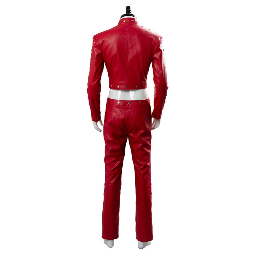Fox's Sin of Greed Ban Full Set Costume PU Suit+Wigs+Cosplay Boots Halloween Carnival Outfit Set