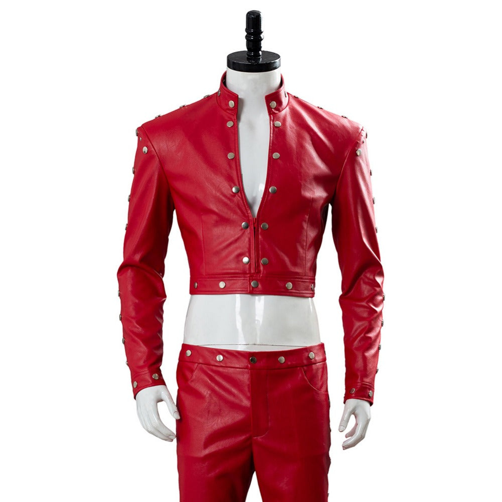 Fox's Sin of Greed Ban Full Set Costume PU Suit+Wigs+Cosplay Boots Halloween Carnival Outfit Set