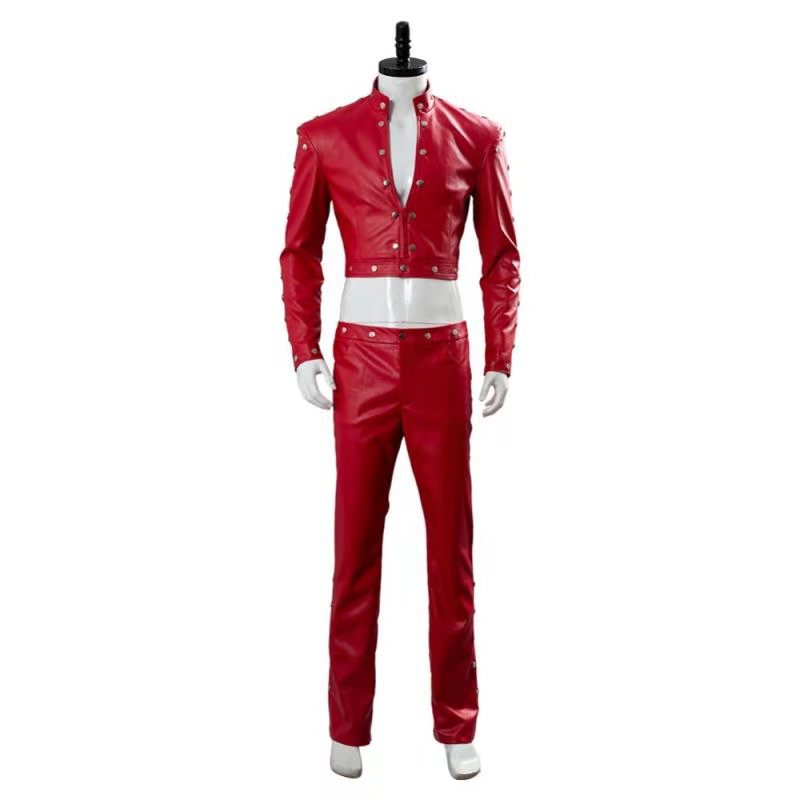 Fox's Sin of Greed Ban Full Set Costume PU Suit+Wigs+Cosplay Boots Halloween Carnival Outfit Set