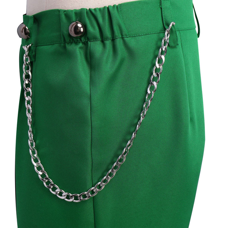 Meliodas Holy War Cosplay Outfit Green Suit Costume Halloween Carnival Costume